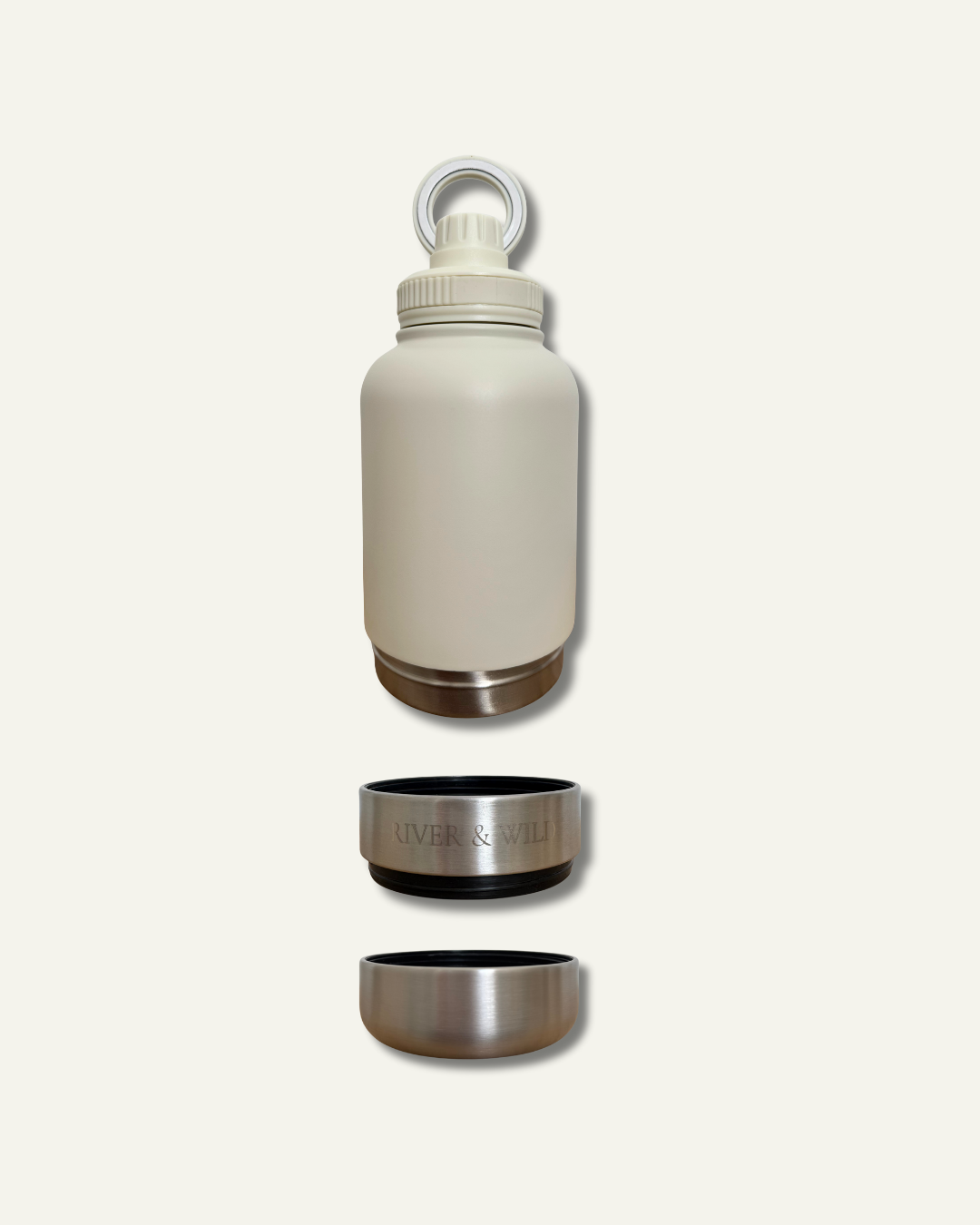 BARK & BOTTLE 3-in-1 Pet Travel Bottle - Sandstone