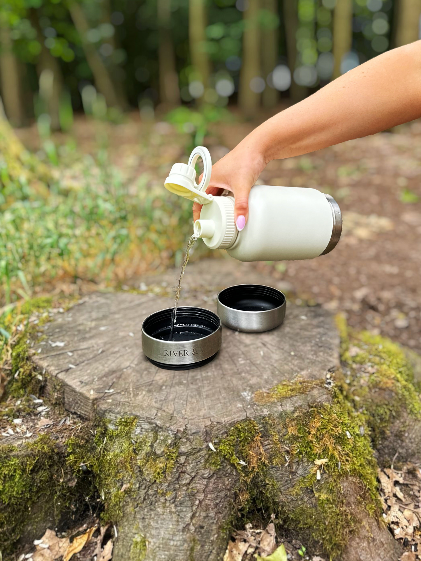 BARK & BOTTLE 3-in-1 Pet Travel Bottle - Sandstone