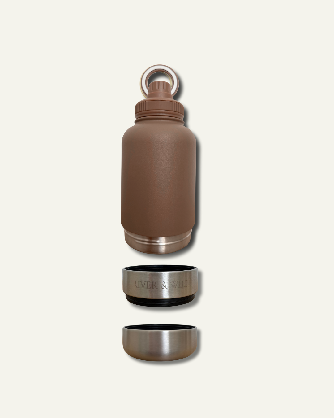 BARK & BOTTLE 3-in-1 Pet Travel Bottle - DRIFTWOOD