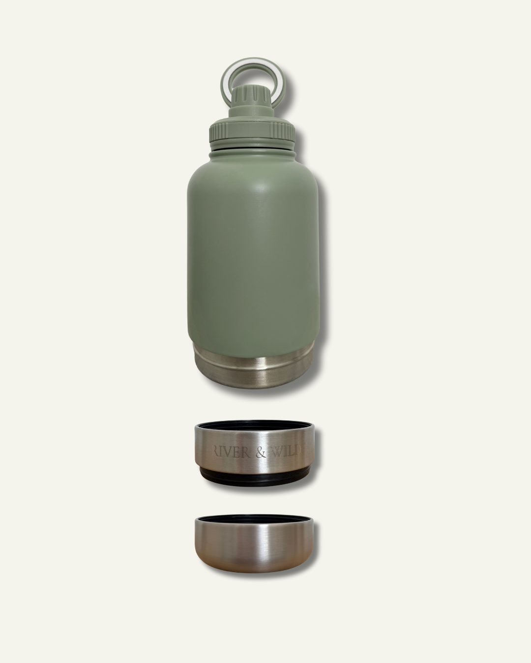 BARK & BOTTLE 3-in-1 Pet Travel Bottle - MEADOW
