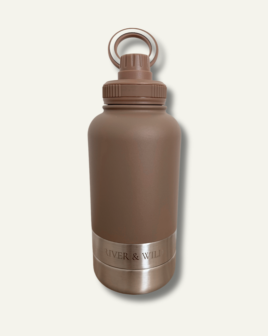 BARK & BOTTLE 3-in-1 Pet Travel Bottle - DRIFTWOOD